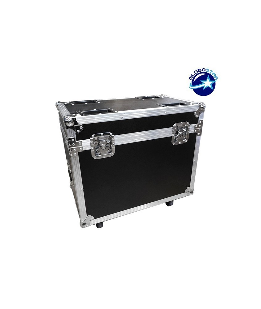 Επαγγελματικό Flight Case για 2 Κινούμενες Ρομποτικές Κεφαλές Apollo BEAM Rainbow Effect Osram YODN 7R RGBW 230W 230V Zoom 0° - 3.8° GloboStar 51125